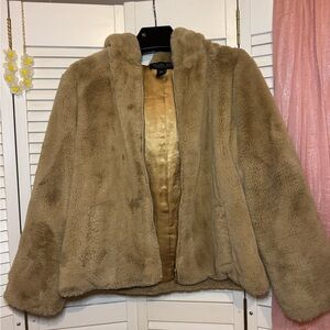 Rachel Zoe Camel Teddy Jacket